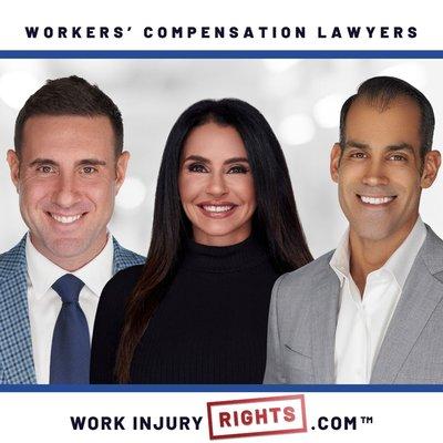 WorkInjuryRights.com owners: David Benn, Stacey Isaacs, and William Haro