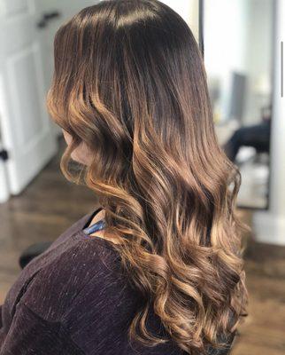 Color, cut and style by Kathleen Connolly