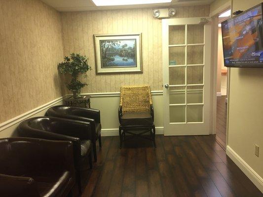 Waiting are of Anitha Reddy Dental in Greenacres, FL