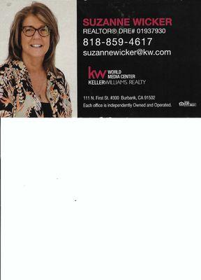 Suzanne Wicker- Keller Williams Realty World Media Center