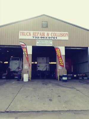 Main shop for big rigs