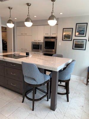 A beautiful kitchen design project done in the Chicagoland area