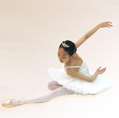 Student performing Swan Dance