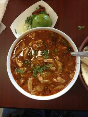 Menudo on a Sunday morning - yum!