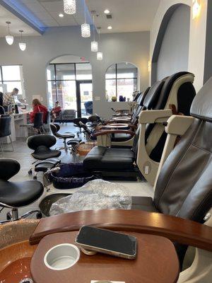 15 Pedicure massage chairs