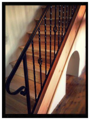 Interior railing.