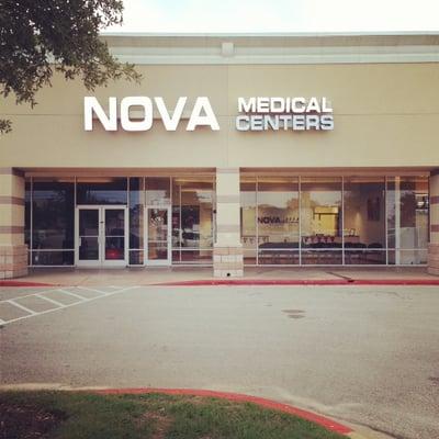 Nova Medical Centers' location in Bryan / College Station, TX.