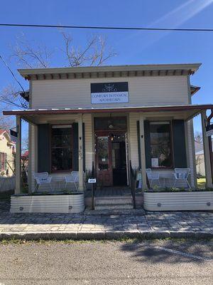 Abigail sees clients at the Comfort Botanical Apothecary