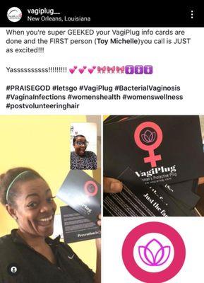 VagiPlug my small business helped by The Urban League