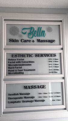 Bella Skin Care and Massage