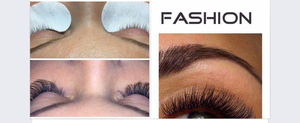 Another nice eyelash extensions. So trendy by Nina