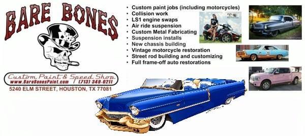 Just a 'few' of the many things we do here & Bare Bones Kustoms.