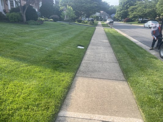 Mowing and edging