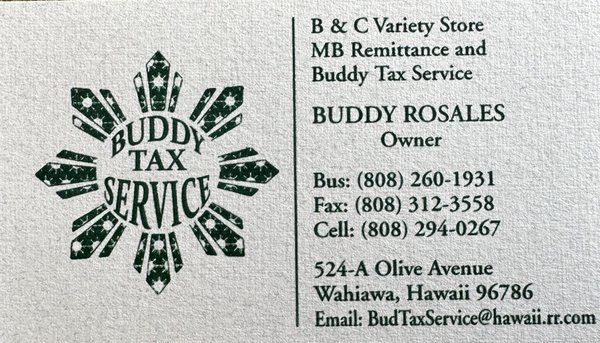 Buddy Tax Service