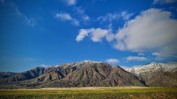 El Dorado Ranch Park,Yucaipa,California is beautiful throughout the year-especially after a clearing winter storm! A must see!