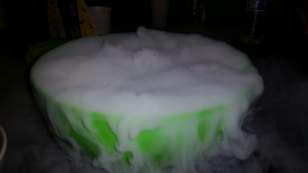 What we did with the dry ice!!