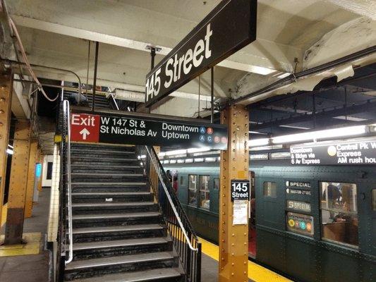 ABCD train at 145 Street