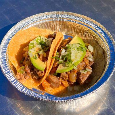 Tacos de Lengua are so tender and delicious,