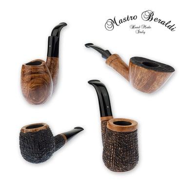 Milan Tobacconists carries many brand name briar and meerschaum pipes from all over the world.