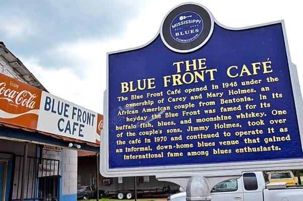 Yazoo County is home to a rich Blues history, including the Blue Front Cafe in Bentonia - the oldest operating juke joint in Mississippi.