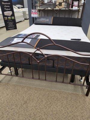 This is the bedframe, mattress and base I fell in love with at Schewels.