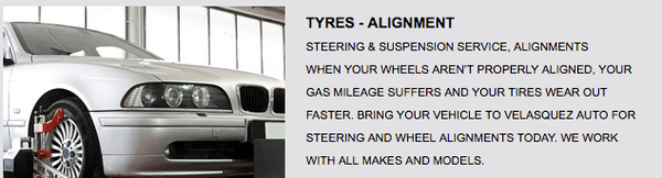 Tyres alignment