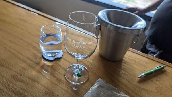 My wine tasting tools.