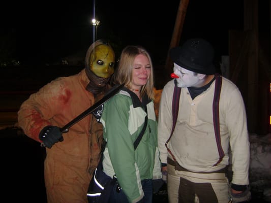 From 2011, my brother took this of these two who kept scaring me :)