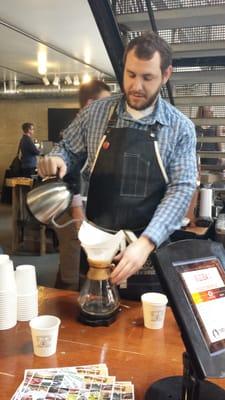 Dave from Thrive Farmers Coffee in Atlanta.