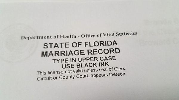 Licenses are good for 2 months - you need to have the officiant complete the form & return it to the court