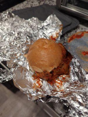 Child like meatball sandwich for $8.00