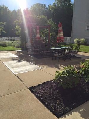 Back courtyard