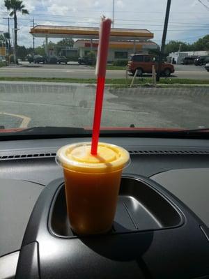 Tall mango shake $3.75