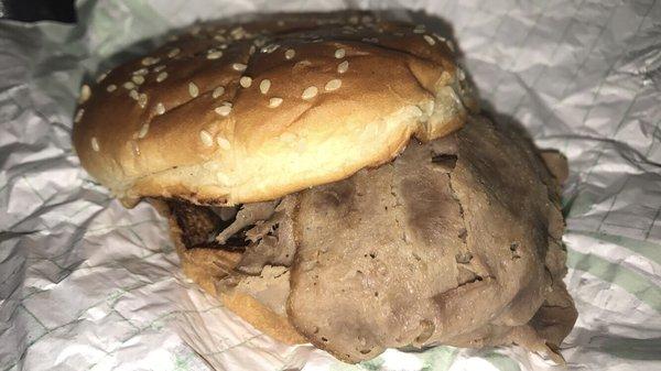 Roast beef sandwich