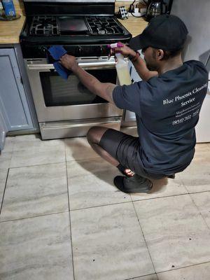 Cleaning a stoves is part of our jobs let us help you