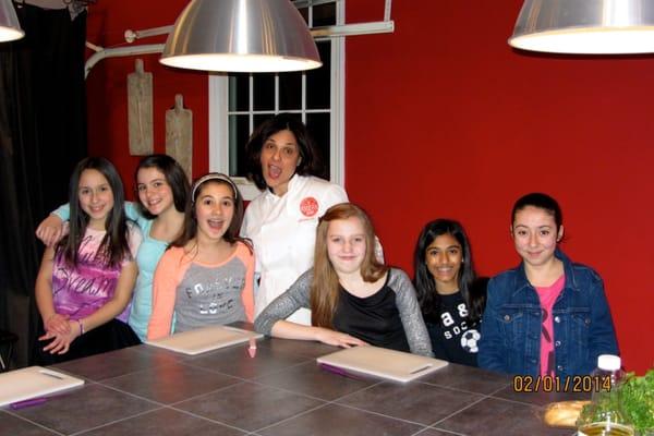 Kids love cooking classes with Chef Rachel! Check website to see our current schedule or book a private kids party!