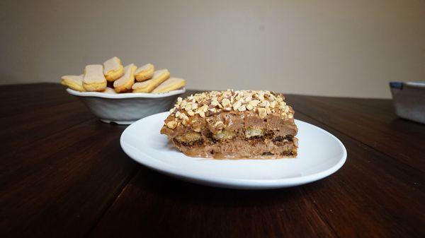 Nonna's homemade Nutellamisù.