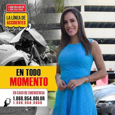 En momento difíciles como un accidente de auto es donde La Línea de Accidentes esta junto a ti para asistirte en lo que necesites.