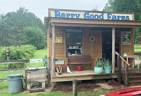 A small farm stand.