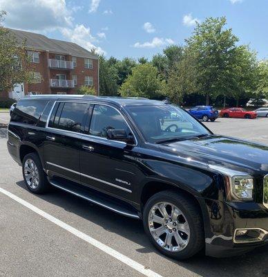 GMC Yukon Denali received our Weekend Shine Package after a sweet weekend at the beach