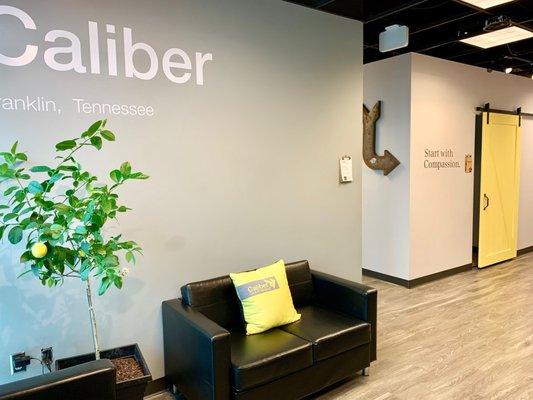 Lobby of Caliber HQ