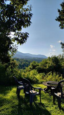 Scenic view on grounds of B&B