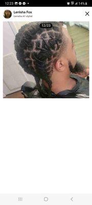 Dread shampoo, retwist, style