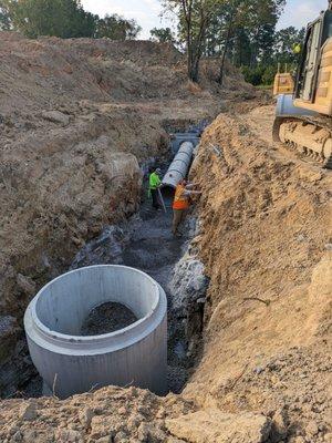 Sewer Installation, Infrastructure