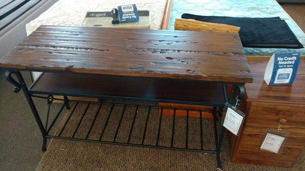 Very nice sofa table. 329.99