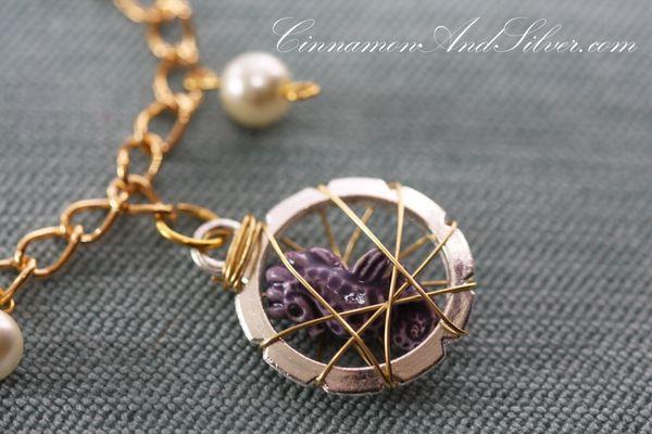 Small product photography sample; handmade jewelry, beads