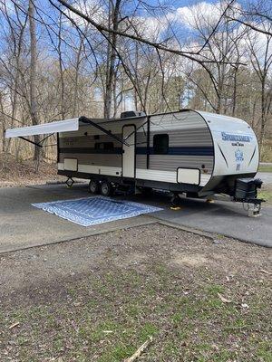 2020 Sportsmen set up at JFK State Park in Heber Springs,Arkansas