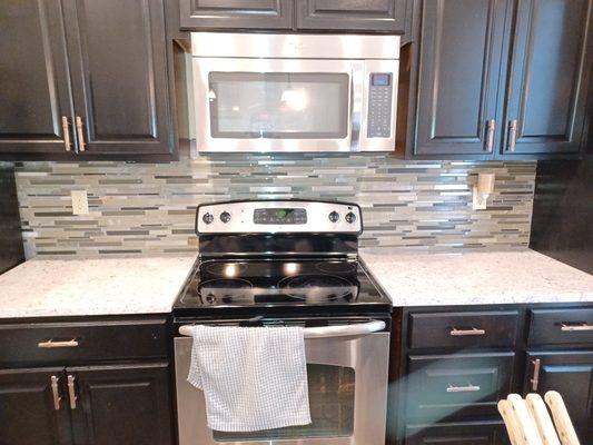 Back splash and new countertops