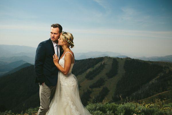 Destination wedding in Sun Valley, Idaho.