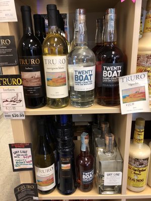 Excellent selection of local Cape Cod products